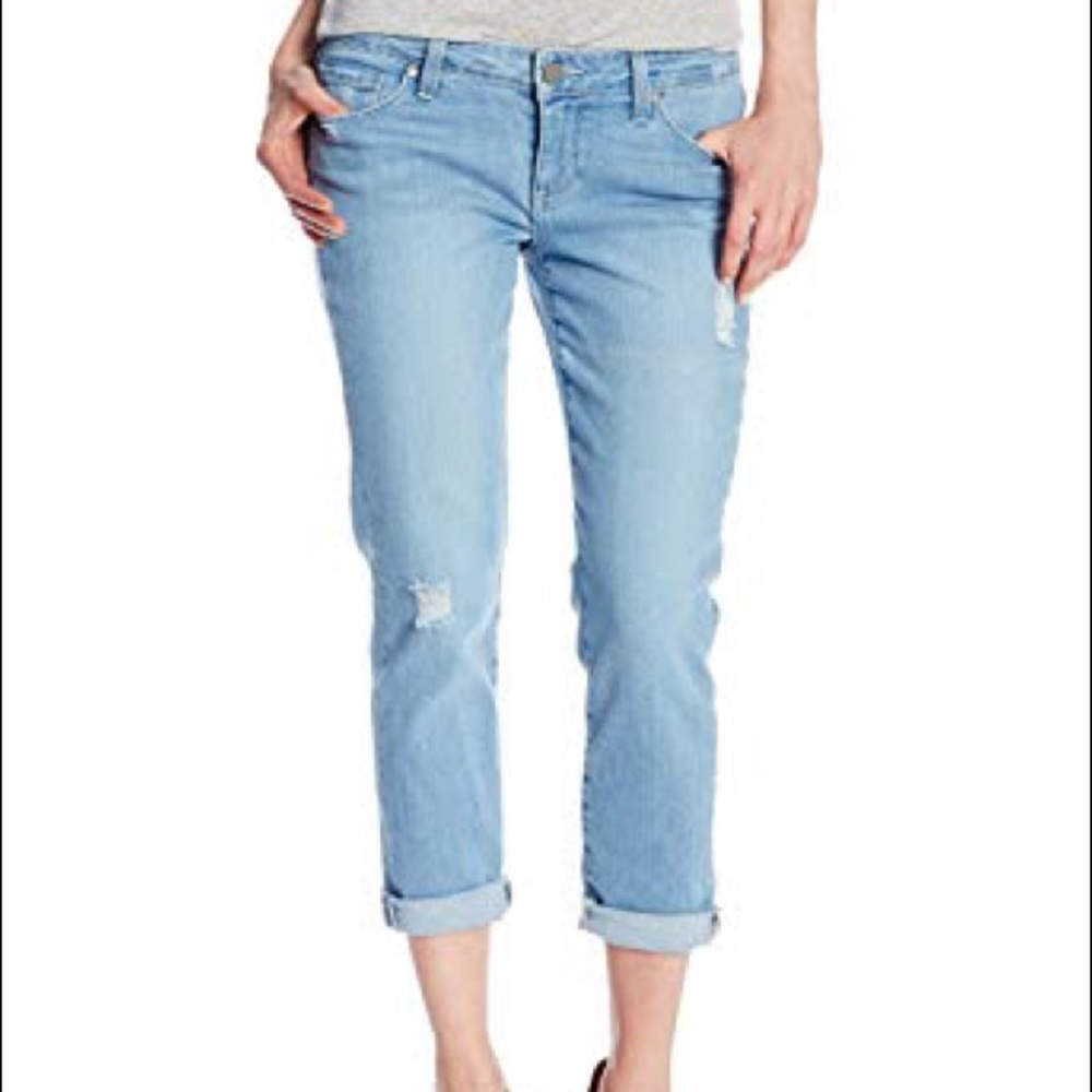 PAIGE Denim Abbott Kinney Distressed Jeans Sz 26